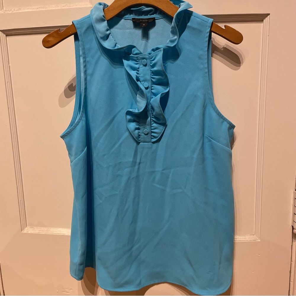 J Crew ruffle top